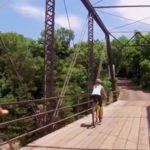 AARP biking bridge
